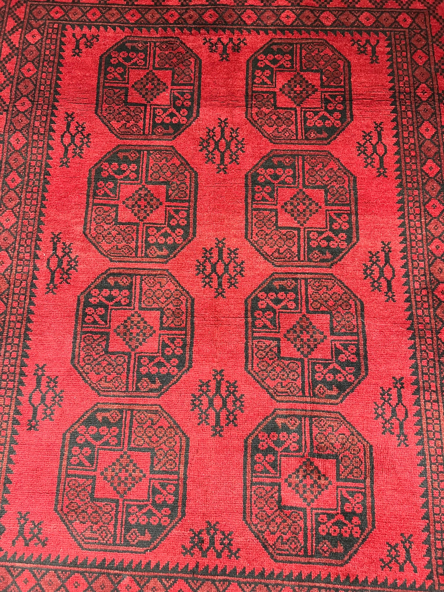AFGHAN HAND-KNOTTED WOOL FIPA RUG (150 X 200 cm)