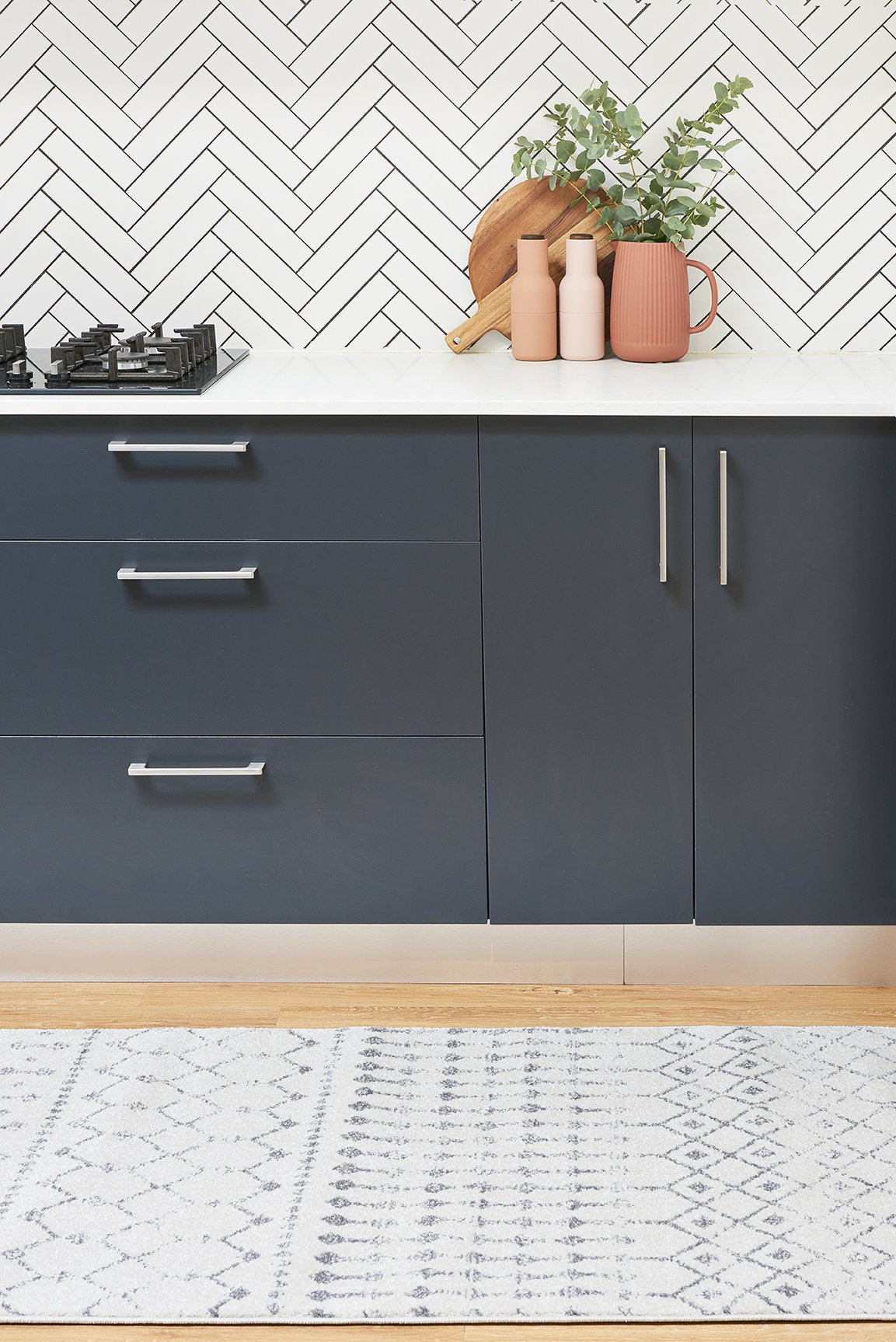 CHROME ELSA SILVER RUNNER (80 x 300 cm)