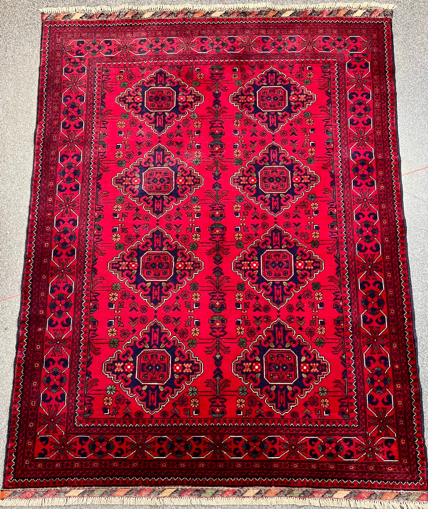 AFGHAN KHAL MOHAMMADI HAND-KNOTTED FINE-WOOL (150 x 200 cm)