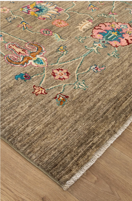 AFGHAN HANDKNOTTED WOOL ZIGOINA (199 x 278 cm)