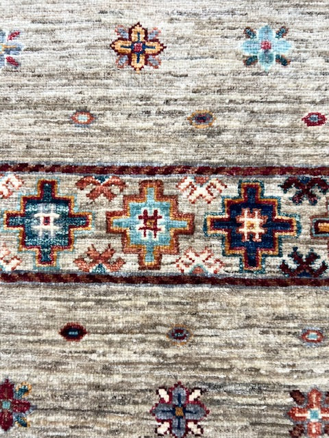 AFGHAN CHOBI HANDWOVEN WOOL RUG (150 x 203 cm)