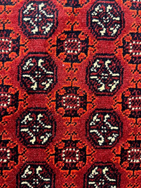 AFGHAN HANDWOVEN WOOL AFGHAN MOWRI GUL RUG (148 x 197 cm)