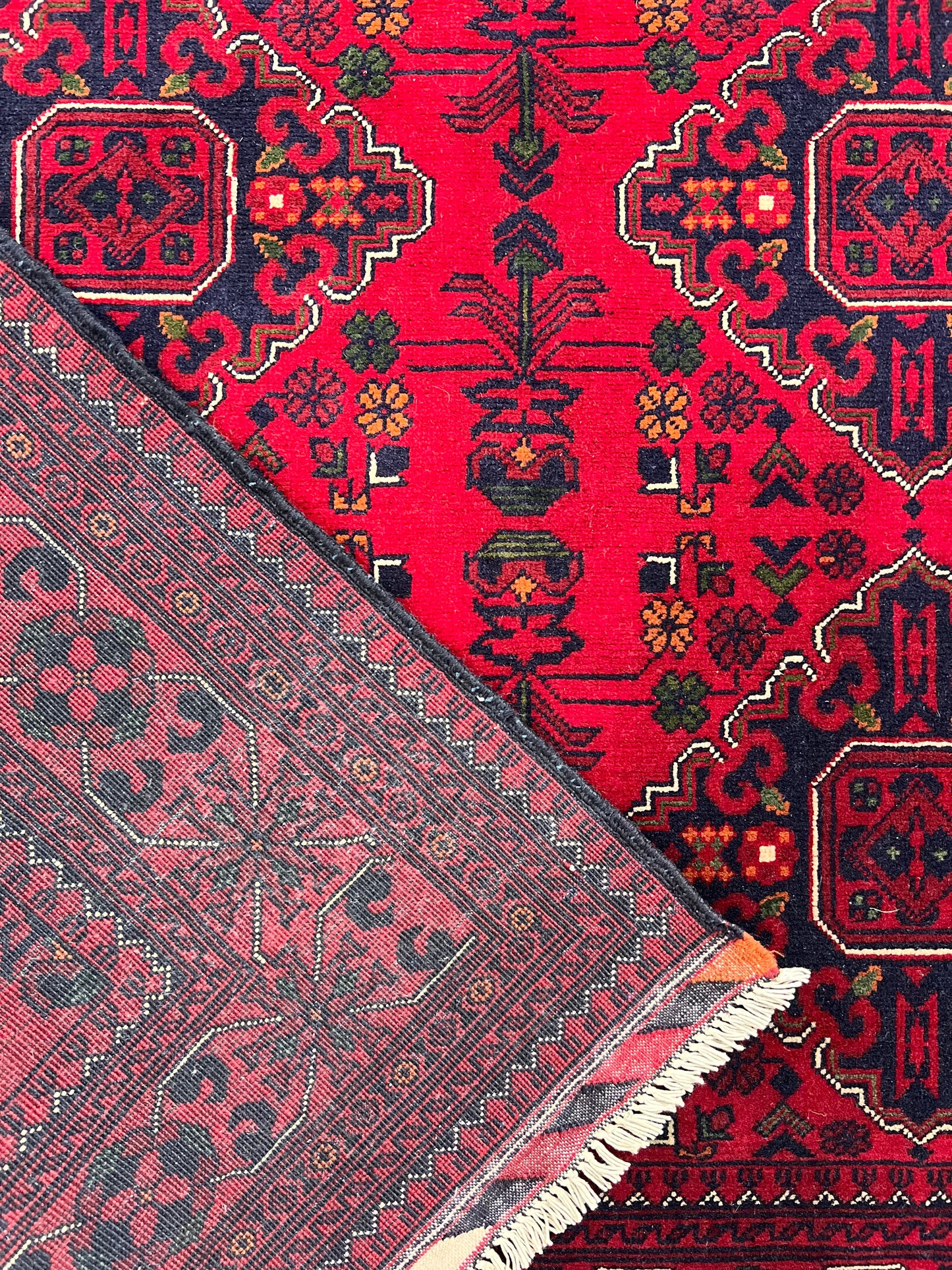 AFGHAN KHAL MOHAMMADI HAND-KNOTTED FINE-WOOL  (150 x 200 cm)